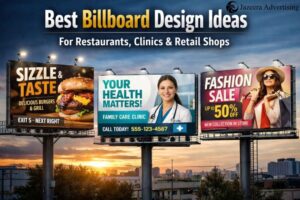 Best Billboard Design Ideas for Restaurants, Clinics & Retail Shops