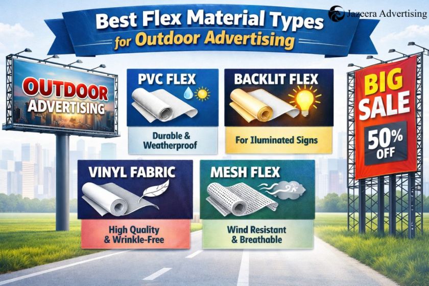 Best Flex Material Types for Outdoor Advertising