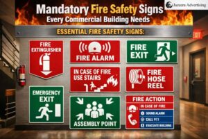 Mandatory Fire Safety Signs Every Commercial Building Needs