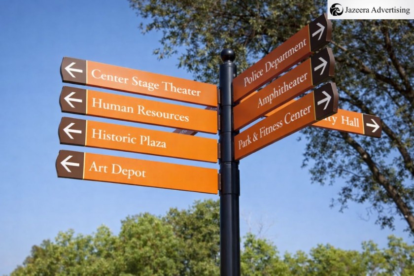 What is wayfinding signage