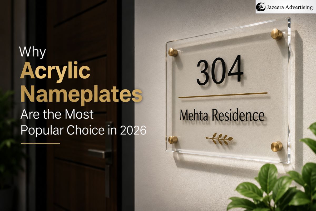 Why Acrylic Nameplates Are the Most Popular Choice in 2026