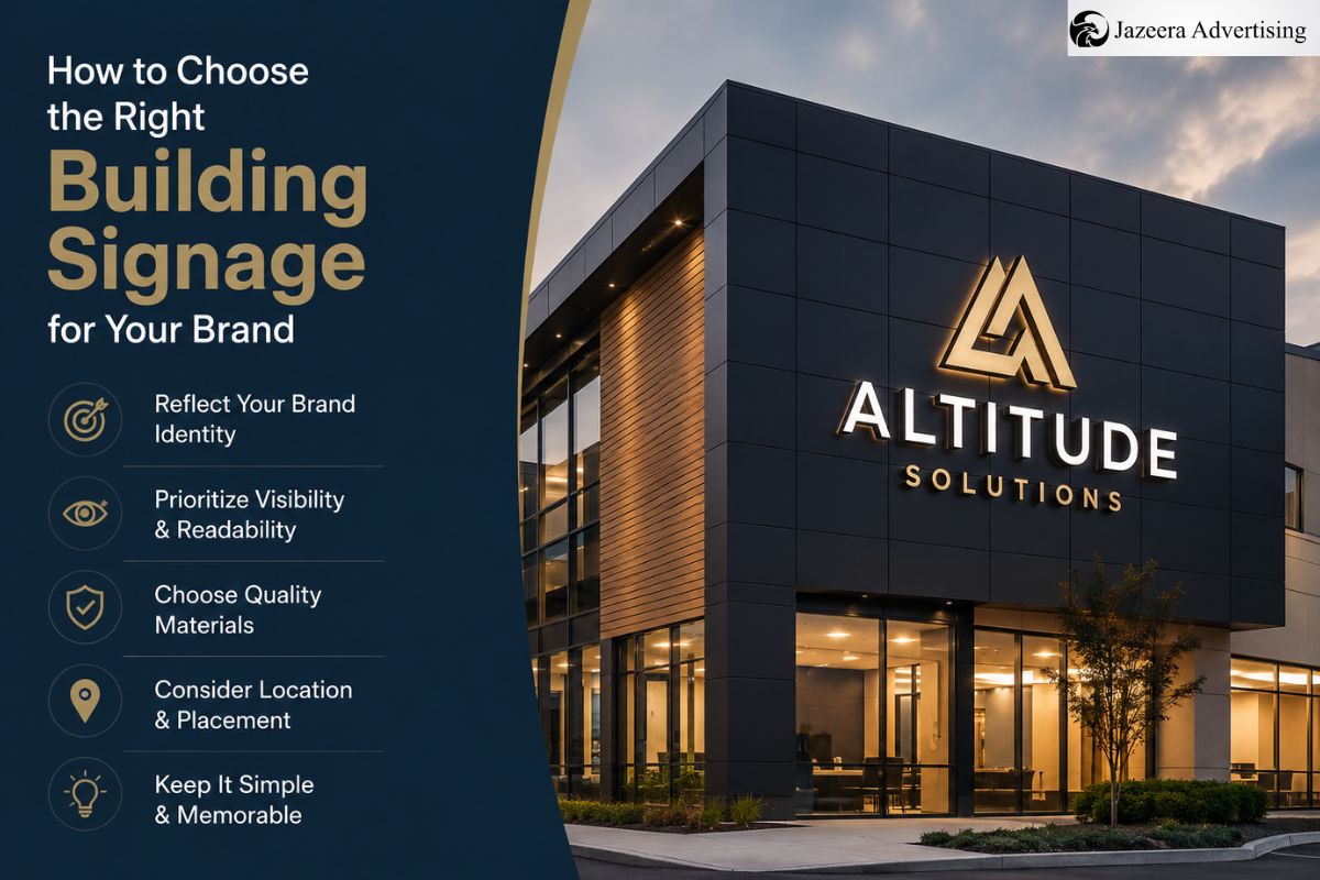 How to Choose the Right Building Signage for Your Brand