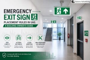 Emergency Exit Sign Placement Rules in UAE