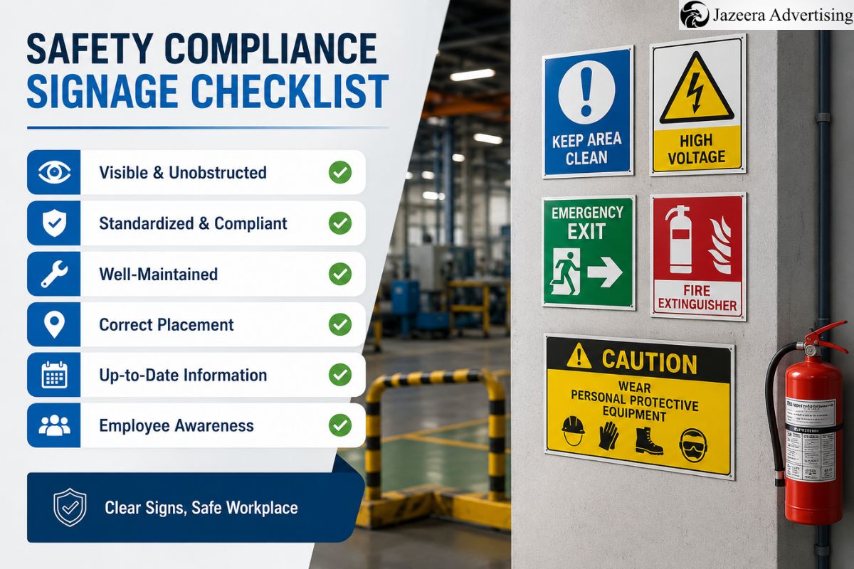 Safety Compliance Signage Checklist for Factories
