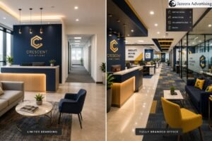 Reception Branding vs Full Office Branding What Should You Invest In