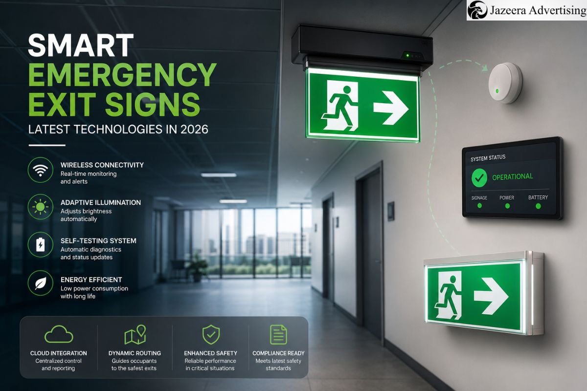 Smart Emergency Exit Signs: Latest Technologies in 2026