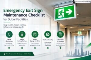 Emergency Exit Sign Maintenance Checklist for Dubai Facilities