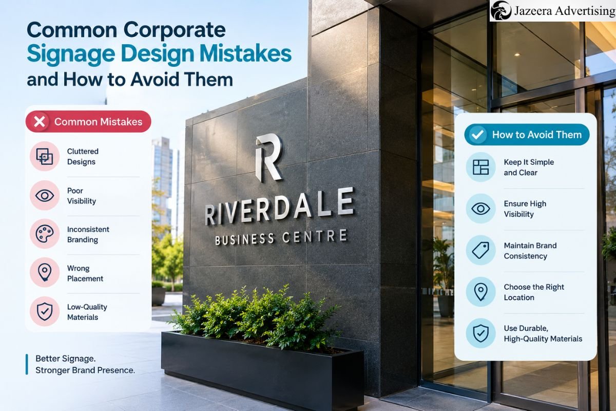 Common Corporate Signage Design Mistakes and How to Avoid Them